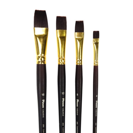 Кисть из синтетики, "Pinax Creative", Жесткая круглая №10 Арт Авангард на сайте ТАИР