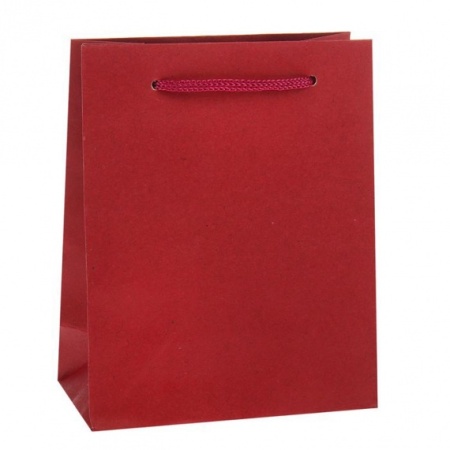 Пакет крафт красный 12 х 15,5 х 5,5 см - «Таир»