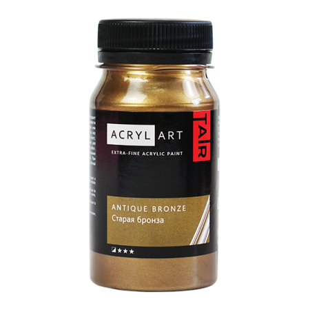 Художественные акриловые краски Старая Бронза, краска "Акрил-Арт", банка 100 мл на оптовом сайте бренда ТАИР