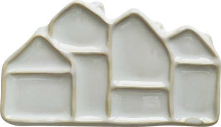 Палитра художественная керамическая, "Like Palitra", "КВАРТАЛ" 15 х 8,8 х 1 см - «Таир»