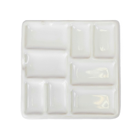 Палитра художественная керамическая, ТАИР и Like Palitra, "СЕГМЕНТЫ" 12 х 12 х 1 см - «Таир»