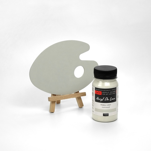 Галечный, краска "Акрил Де Люкс", банка 100 мл - «Таир»