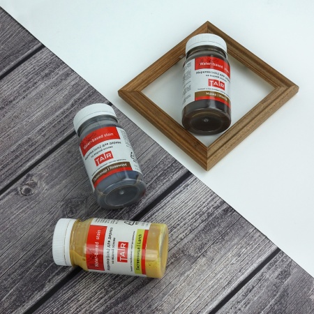 Махагон, морилка для дерева на водной основе, банка 100 мл - «Таир»