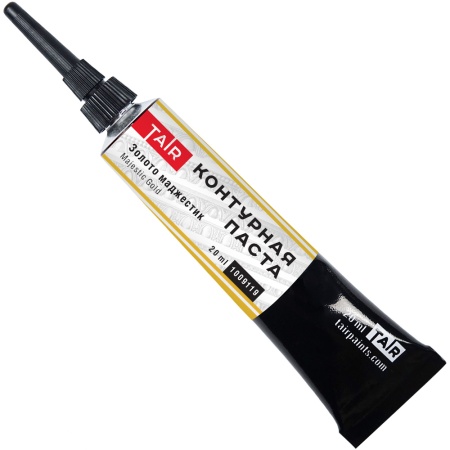 Золото маджестик, контурная паста, туба 20 мл - «Таир»