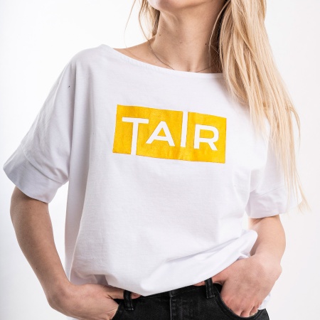 Жёлтая тёмная, краска акриловая по ткани и коже, банка 50 мл - «Таир»