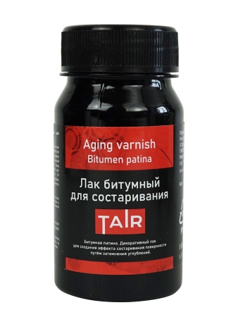 Лак битумный для состаривания, банка 100 мл - «Таир»