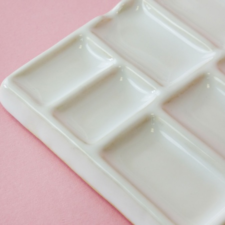 Палитра художественная керамическая, ТАИР и Like Palitra, "СЕГМЕНТЫ" 12 х 12 х 1 см - «Таир»