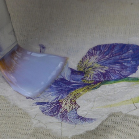 Лак (клей) декупажный для ткани, банка 100 мл - «Таир»