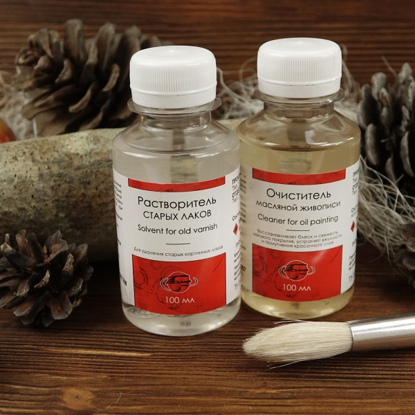 Очиститель масляной живописи, банка 100 мл - «Таир»