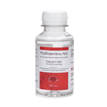 Разбавитель №3 Уайт-спирит, банка 100 мл - «Таир»