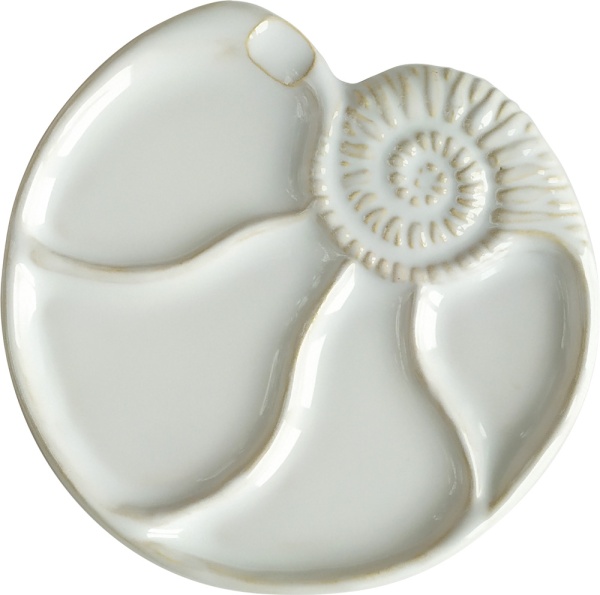 Палитра художественная керамическая, "Like Palitra", "АMMОНИТ малый" 12 х 12 х 1 см - «Таир»