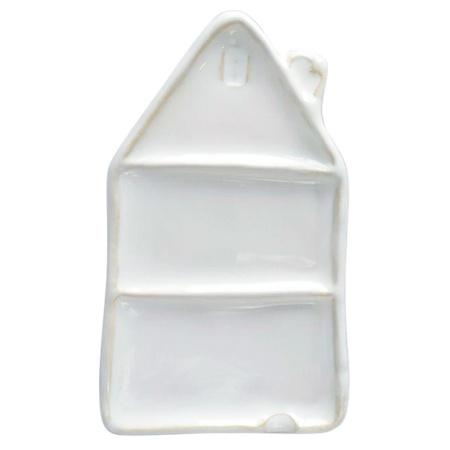 Палитра художественная керамическая, Like Palitra, "ДОМИК малый" 14,5 х 8,5 х 1 см - «Таир»