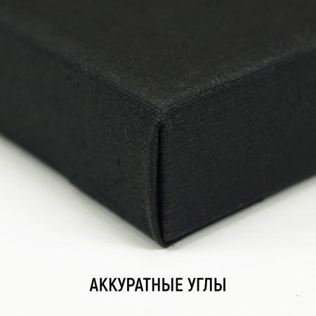 Холст на подрамнике, "TAIR", хлопок, чёрный акриловый грунт, 270 г/м, 40 х 40 см - «Таир»