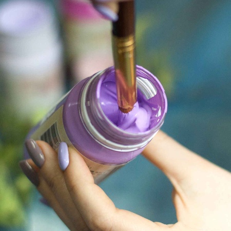 Художественные акриловые краски Лиловый, краска "Акрил-Арт", банка 100 мл на оптовом сайте бренда ТАИР