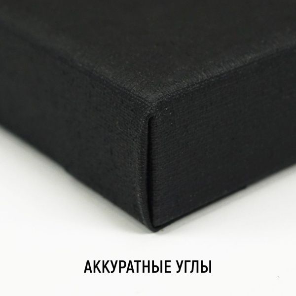 Холст на подрамнике, "TAIR", хлопок, чёрный акриловый грунт, 270 г/м, 40 х 50 см - «Таир»