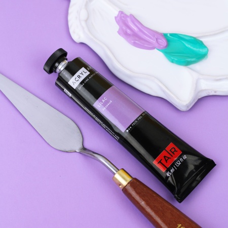 Художественные акриловые краски Лиловый, краска "Акрил-Арт", туба 45 мл на оптовом сайте бренда ТАИР