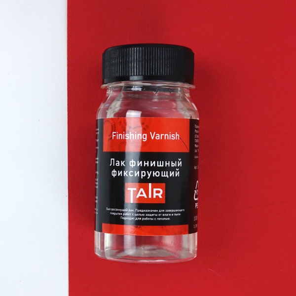 Лак финишный фиксирующий, банка 100 мл - «Таир»