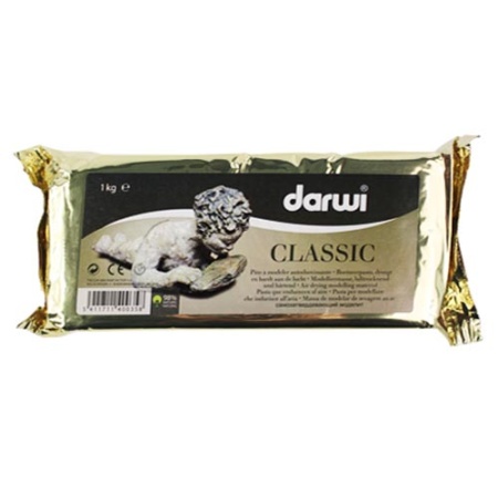 Паста самоотвердевающая "Darwi Classic", Белая, 1 кг - «Таир»