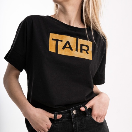 Золото тёмное, краска акриловая по ткани и коже, банка 50 мл - «Таир»