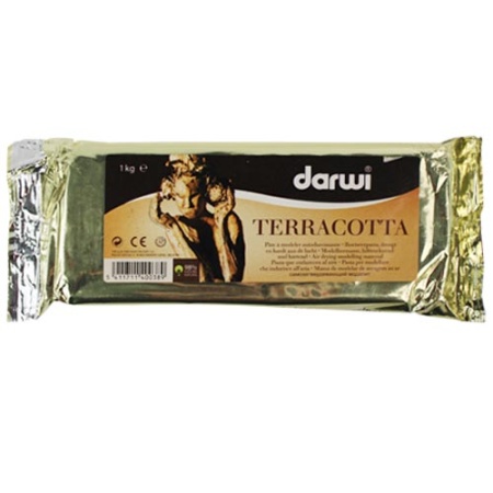 Паста самоотвердевающая "Darwi Terracota", 1 кг - «Таир»