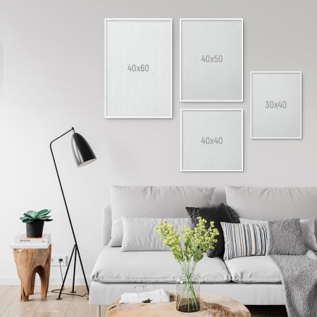 Холст на подрамнике, "TAIR", лён, акриловый грунт, 480 г/м2, 40 х 60 см - «Таир»