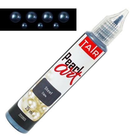 Сталь, краска для создания жемчужин "Pearl Art", туба 25 мл - «Таир»