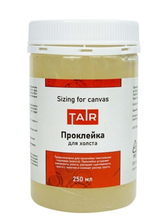 Проклейка для холста, банка 250 мл - «Таир»