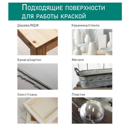 Зелёный ФЦ, краска "Акрил-Хобби", банка 500 мл - «Таир»