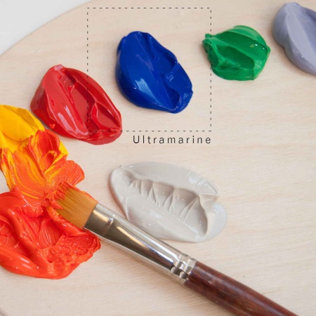 Художественные акриловые краски Ультрамарин, краска "Акрил-Арт", банка 100 мл на оптовом сайте бренда ТАИР