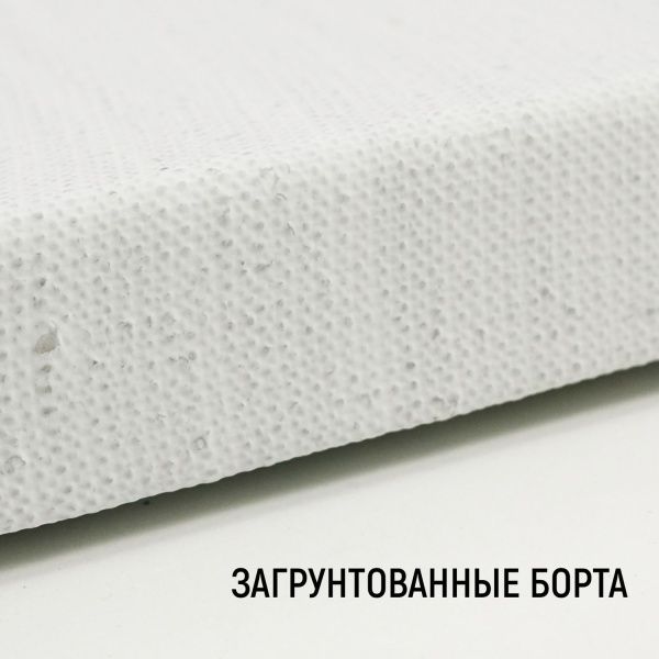 Холст на подрамнике, "TAIR", лён, акриловый грунт, 480 г/м2, 40 х 40 см - «Таир»
