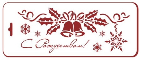 Трафарет для творчества "Трафарет Дизайн", Новый год, 22 х 31 см, НГб-20 - «Таир»