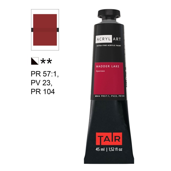 Художественные акриловые краски Краплак, краска "Акрил-Арт", туба 45 мл на оптовом сайте бренда ТАИР