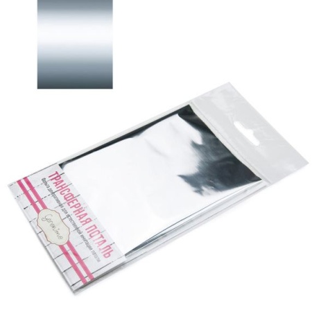 Поталь трансферная "TAIR", 15х100 см, Серебро - «Таир»