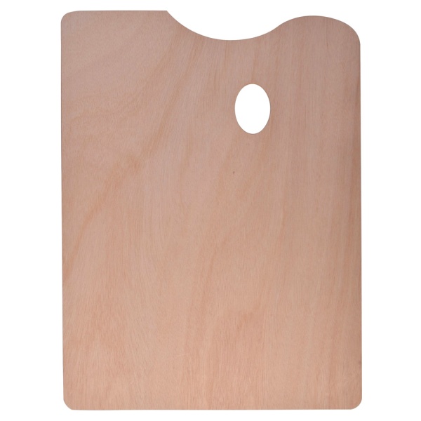 Палитра деревянная (фанера) прямоугольная, 30x40 см - «Таир»