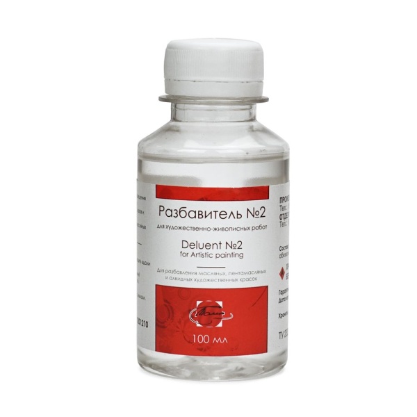 Разбавитель №2 Уайт-спирит, банка 100 мл - «Таир»