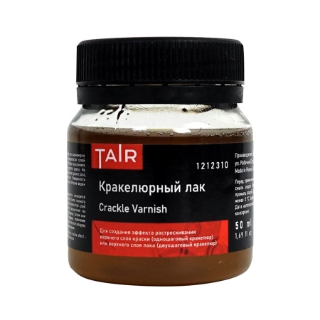 Лак кракелюрный, банка 50 мл - «Таир»