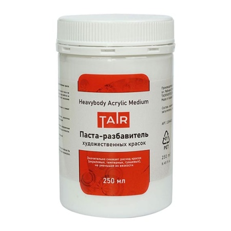 Паста-разбавитель художественных красок, банка 250 мл - «Таир»