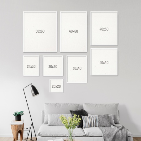 Холст на подрамнике, "TAIR", хлопок, акриловый грунт, 380 г/м2, 50 х 60 см - «Таир»