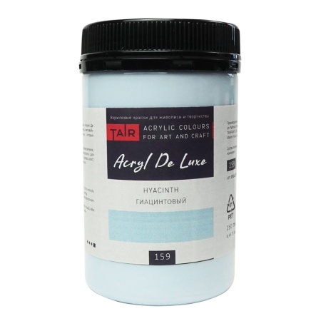 Гиацинтовый, краска "Акрил Де Люкс", банка 250 мл - «Таир»