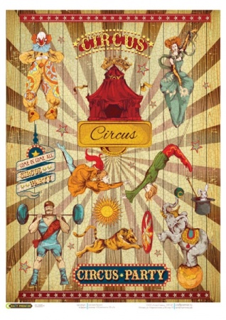 Рисовая карта "Craft Premier", A3, 25г/м, "Цирк" - «Таир»