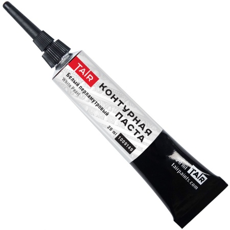 Белый перламутровый, контурная паста, туба 20 мл - «Таир»