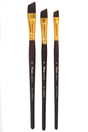 Кисть из синтетики, "Pinax Creative", Жесткая плоская скошенная №10 Арт Авангард на сайте ТАИР