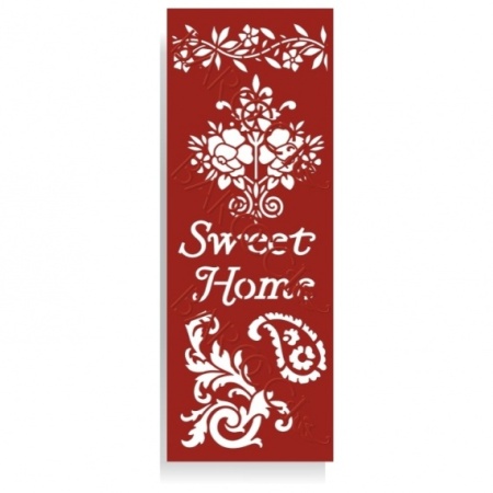 Трафарет "Barocci", Sweet home, 8,5 х 23 см, ТУ-16 - «Таир»