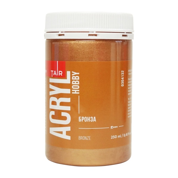 Бронза, краска "Акрил-Хобби", 250 мл - «Таир»