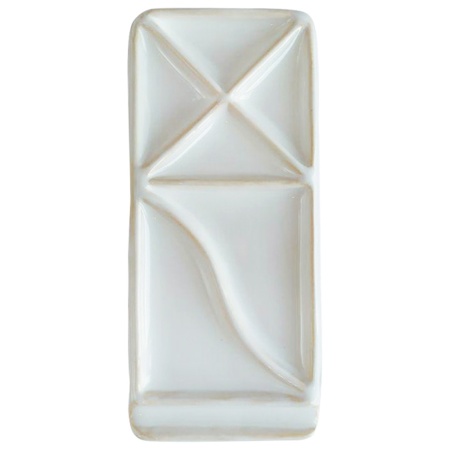 Палитра художественная керамическая, Like palitra, "ГЕОМЕТРИЯ" 7,5 х 16,5 х 1 см - «Таир»