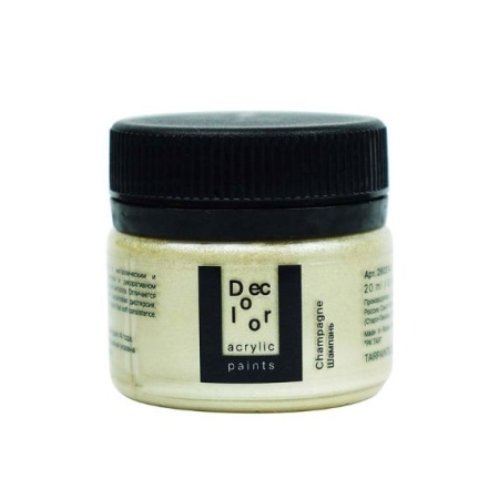 Шампань, краска "Деколор", банка 20 мл - «Таир»