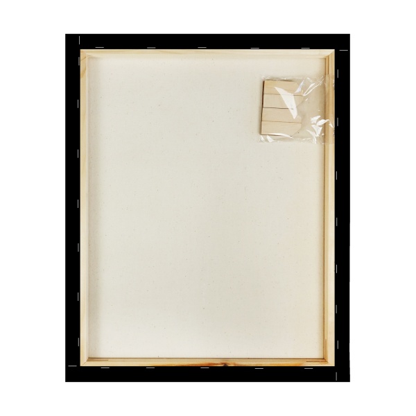 Холст на подрамнике, "TAIR", хлопок, чёрный акриловый грунт, 270 г/м, 40 х 50 см - «Таир»