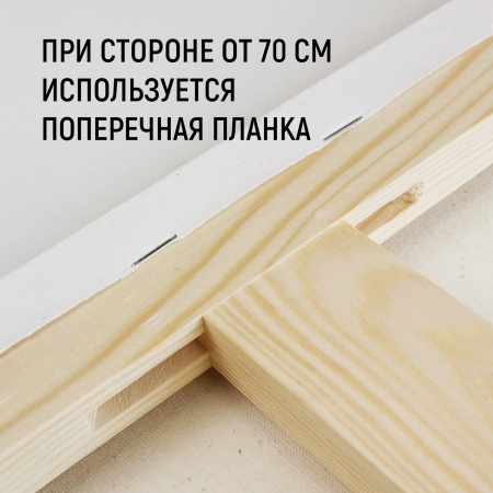 Холст на подрамнике, "TAIR", хлопок, акриловый грунт, 270 г/м2, 50 х 70 см - «Таир»
